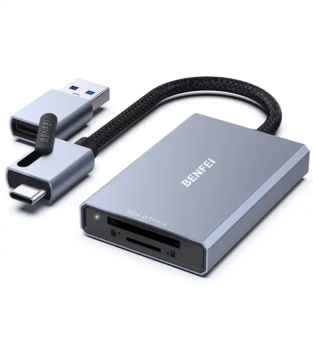 SD 4.0 Čitač Kartica – USB-C/USB-A, Visoke Brzine, Pouzdan i Kompaktan - Platforma za Online prodaju Concept Mango