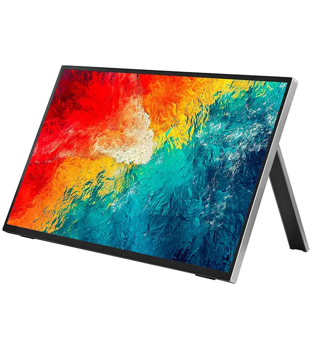 15.6-inčni prenosni monitor povezan sa laptopom i telefonom – idealan za rad, gejming i putovanja