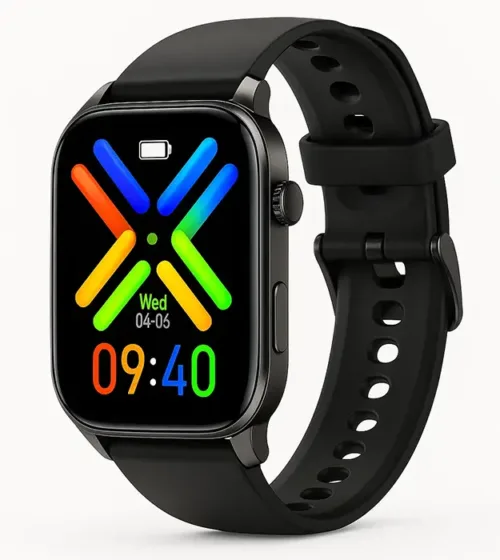 NexWatch X9 crni muški pametni sat sa silikonskom narukvicom i HD ekranom