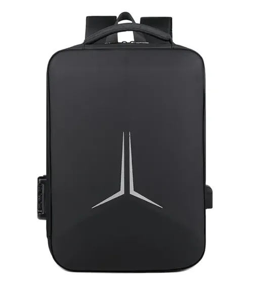 NordPath – moderan laptop ranac sa USB priključkom i antitheft zaštitom, crna boja