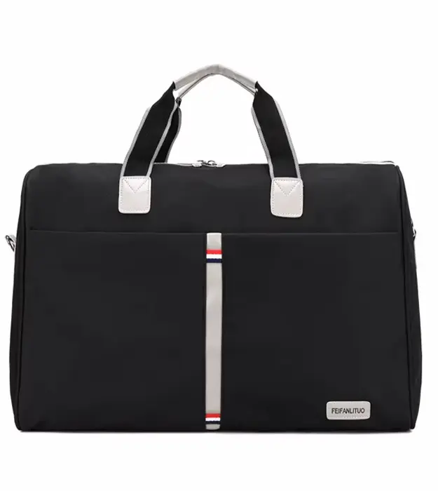 Elegantna crna putna torba Traveline Noir od Oxford materijala – moderna i izdržljiva torba za putovanja