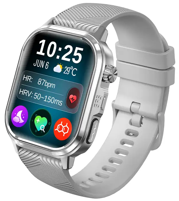 GPS pametni sat sa ECG funkcijom, AMOLED ekranom, SOS pozivom i dve narukvice