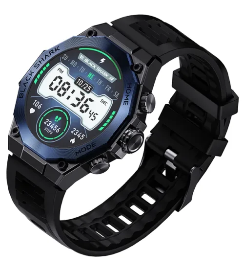 Plavi pametni sat Black Shark S1 Pro sa AMOLED ekranom i AI funkcijama