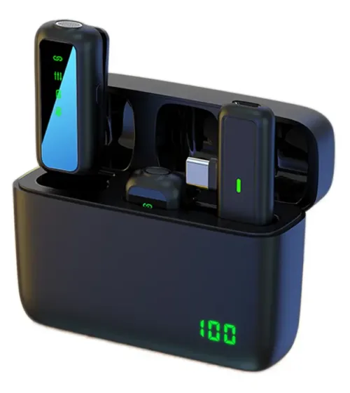 SX6 bežični lavalier mikrofon sa 2 mikrofona i Type-C prijemnikom